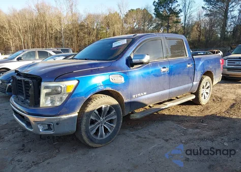 2017 Nissan Titan Sl from USA, damaged, VIN 1N6AA1E69HN535621